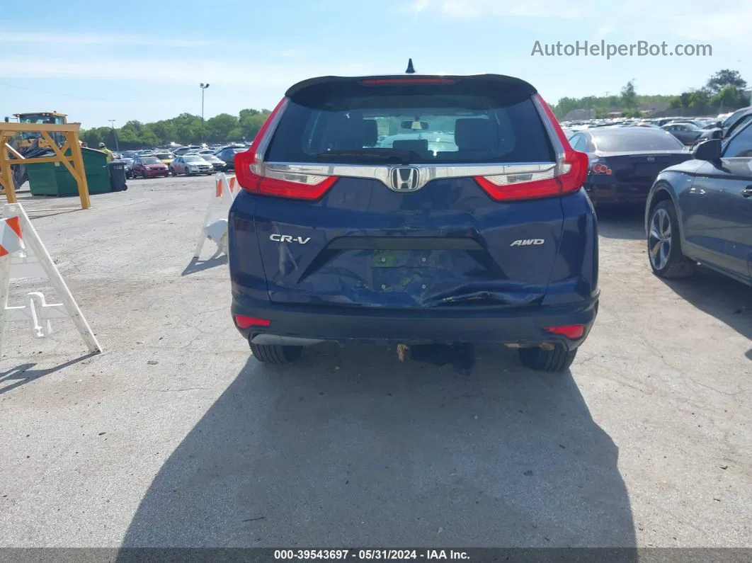 2017 Honda Cr-v Lx Blue vin: 5J6RW6H33HL006841