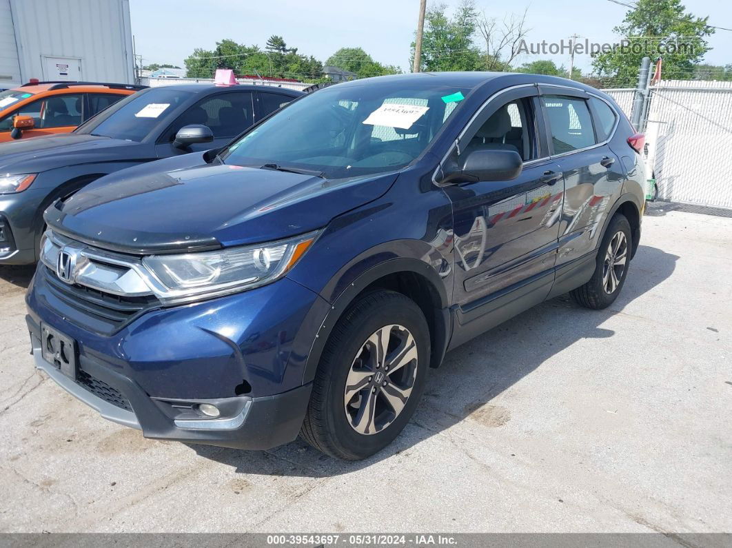 2017 Honda Cr-v Lx Blue vin: 5J6RW6H33HL006841