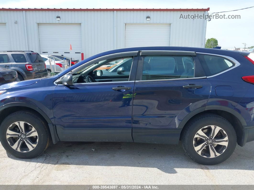 2017 Honda Cr-v Lx Blue vin: 5J6RW6H33HL006841