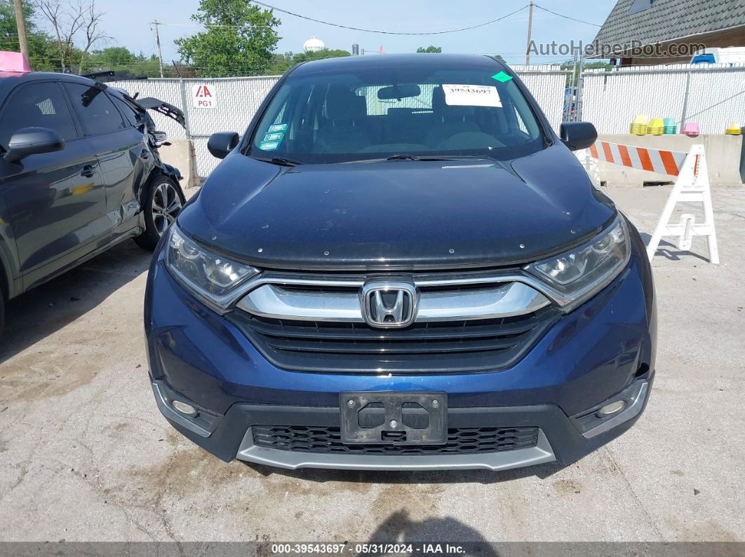 2017 Honda Cr-v Lx Blue vin: 5J6RW6H33HL006841