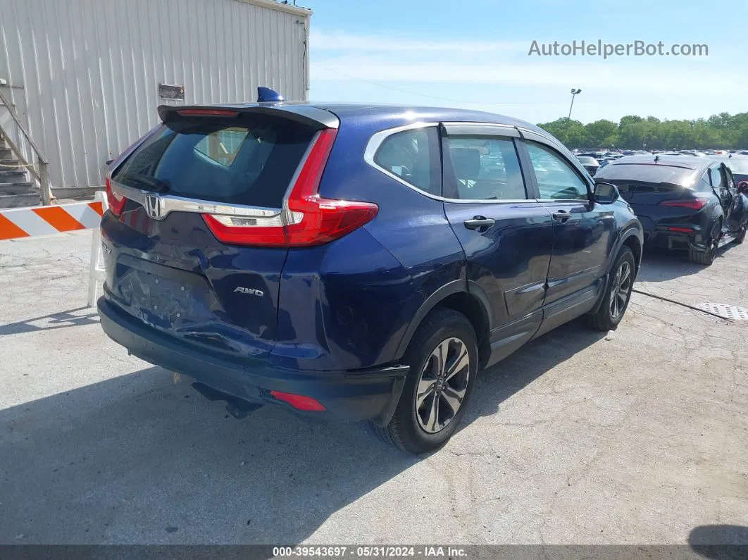 2017 Honda Cr-v Lx Blue vin: 5J6RW6H33HL006841