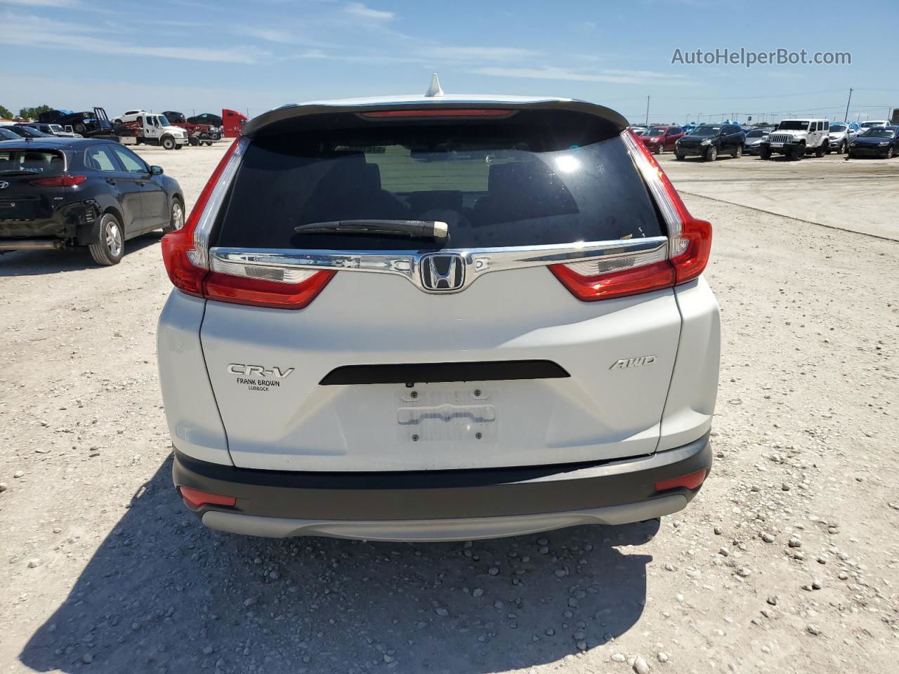 2017 Honda Cr-v Lx White vin: 5J6RW6H34HL001129