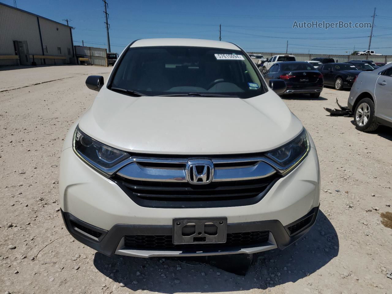 2017 Honda Cr-v Lx White vin: 5J6RW6H34HL001129