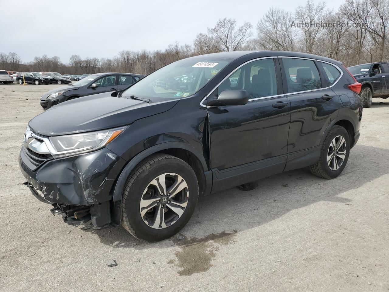 2017 Honda Cr-v Lx Black vin: 5J6RW6H34HL007092