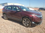 2017 Honda Cr-v Lx Burgundy vin: 5J6RW6H34HL007898