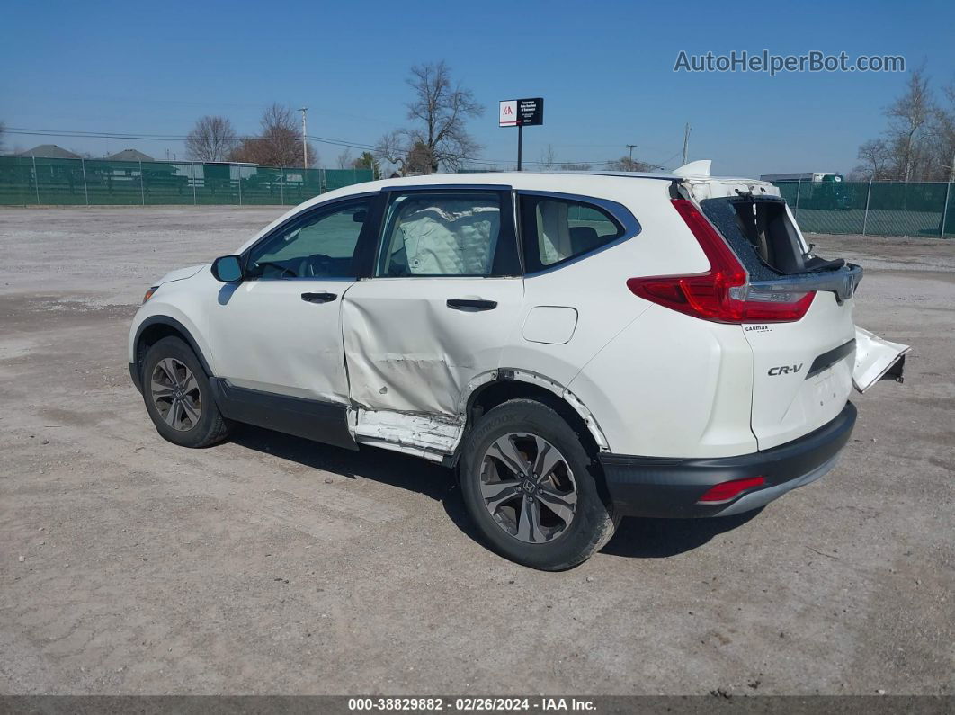 2017 Honda Cr-v Lx White vin: 5J6RW6H37HL004087