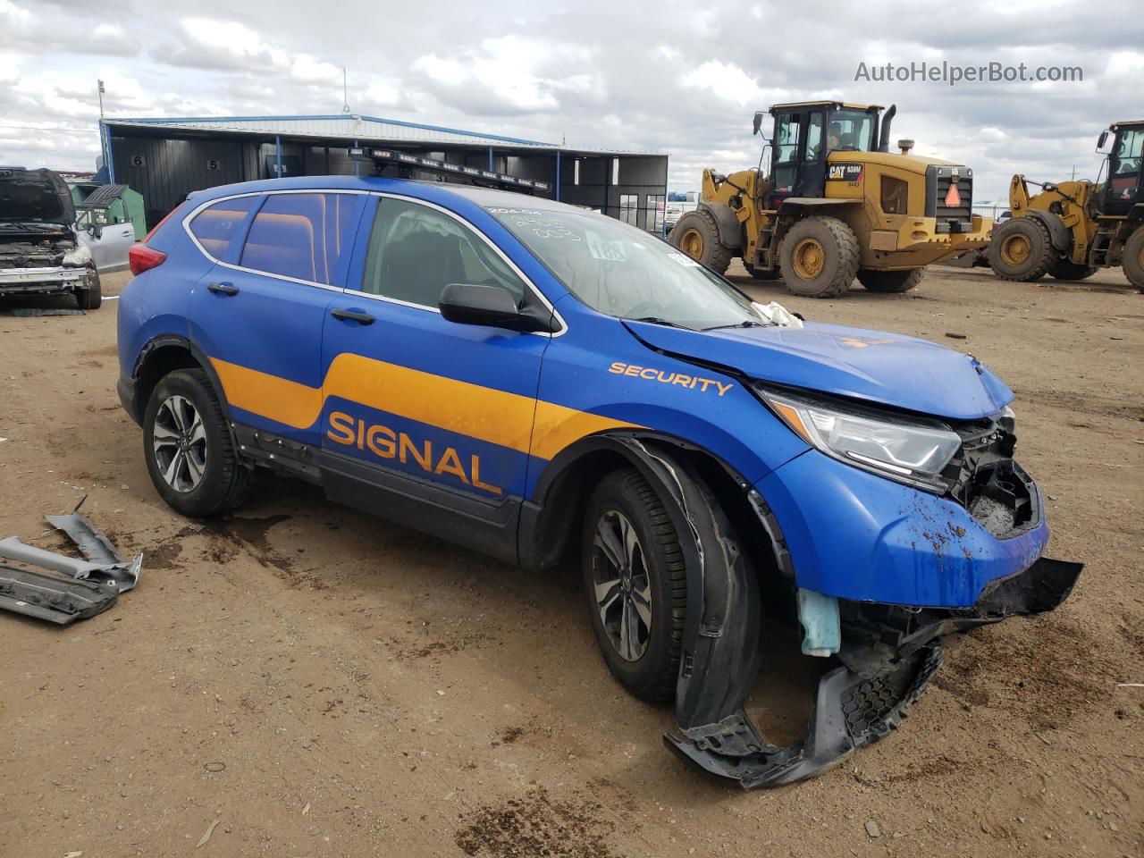 2018 Honda Cr-v Lx Blue vin: 5J6RW6H38JL003553