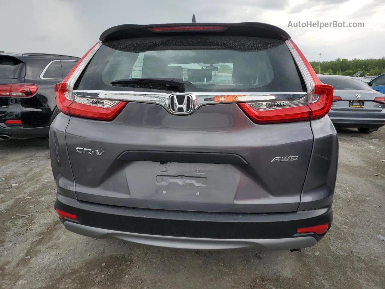 2019 Honda Cr-v Lx Серый vin: 5J6RW6H38KL003571