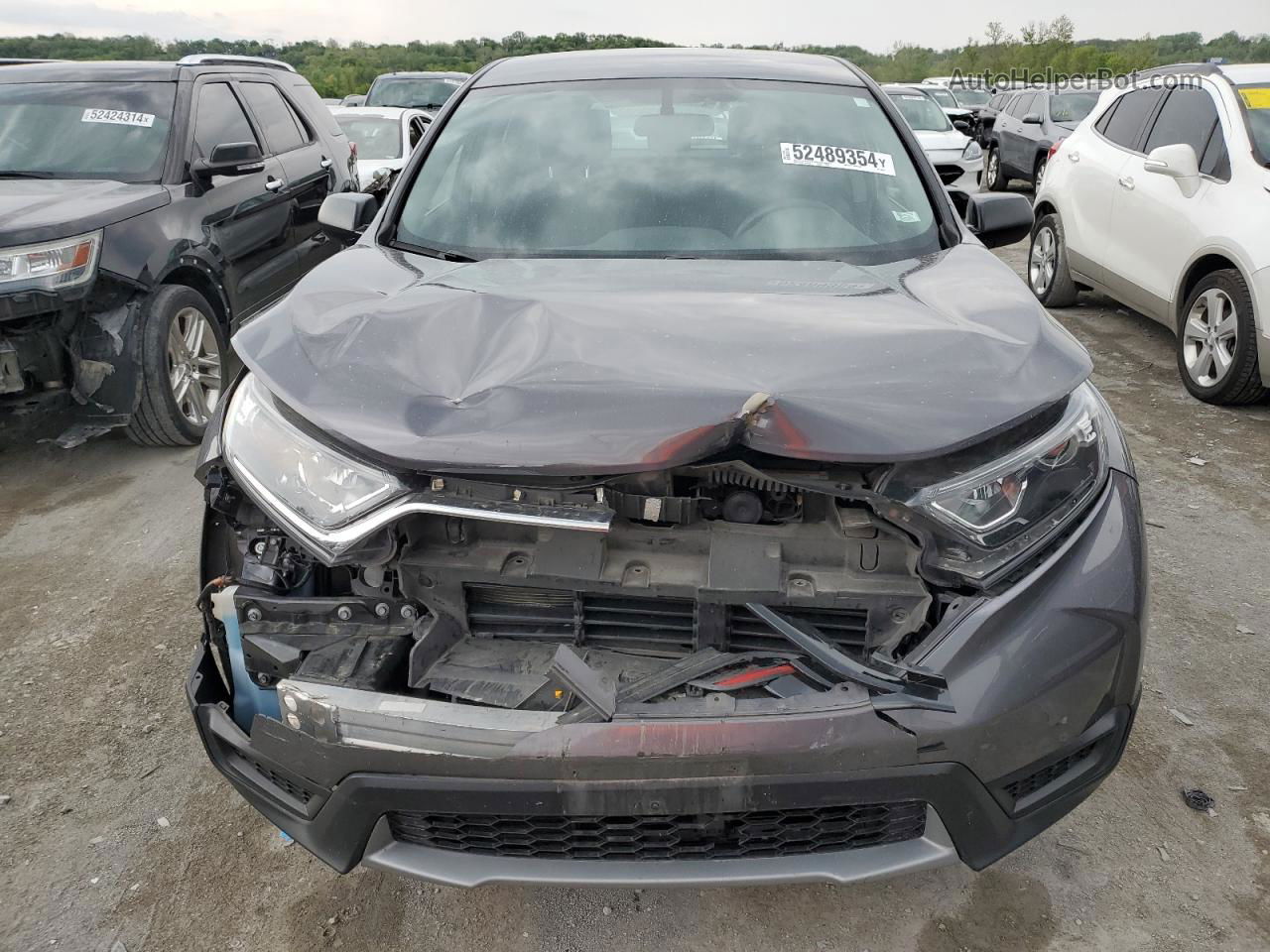 2019 Honda Cr-v Lx Серый vin: 5J6RW6H38KL003571