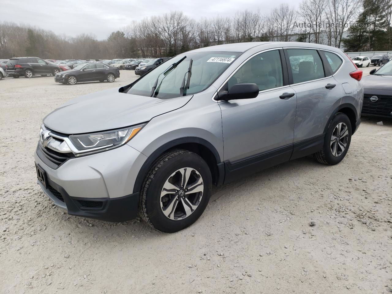 2017 Honda Cr-v Lx Blue vin: 5J6RW6H39HL006651