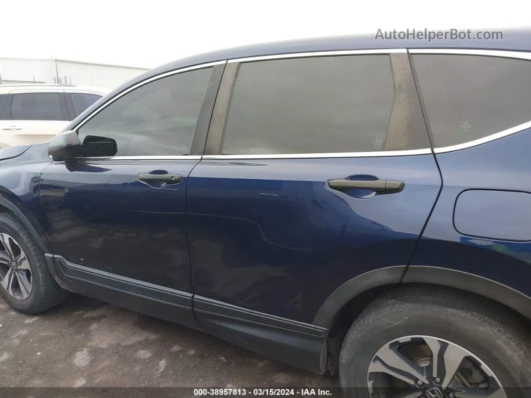 2018 Honda Cr-v Lx Blue vin: 5J6RW6H39JL001861