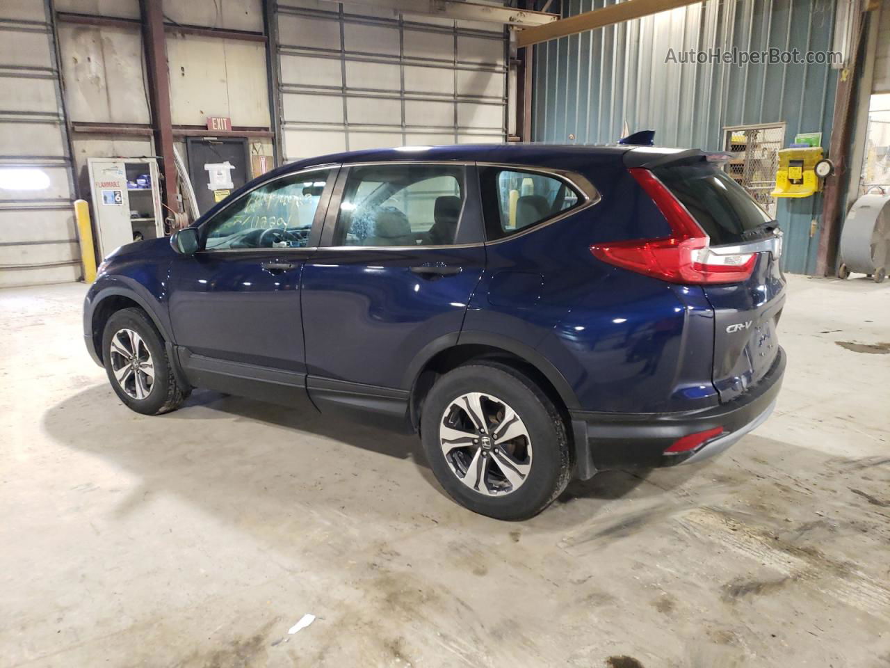 2017 Honda Cr-v Lx Синий vin: 5J6RW6H3XHL003757