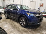 2018 Honda Cr-v Lx Blue vin: 5J6RW6H3XJL001352