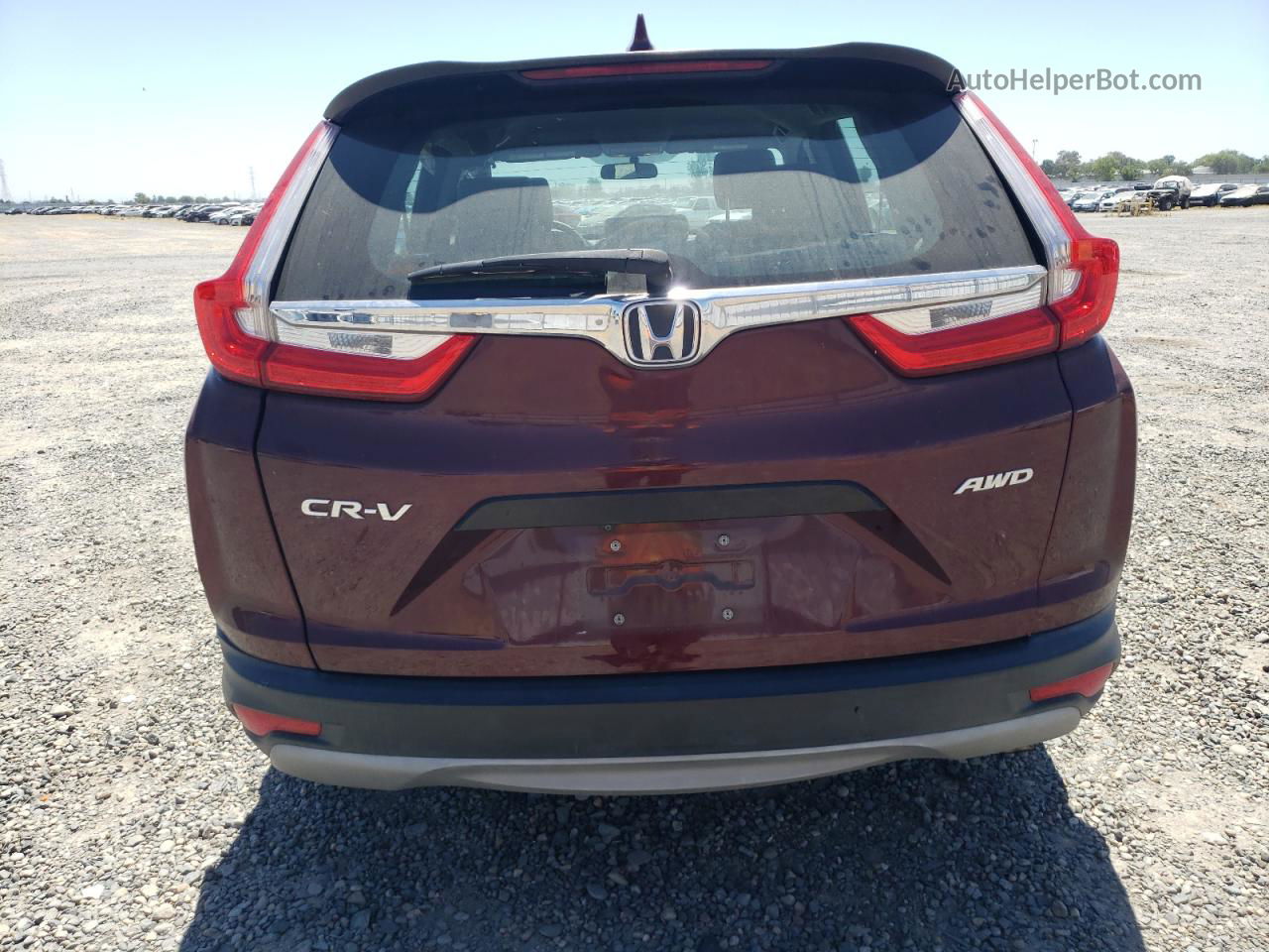 2018 Honda Cr-v Lx Бордовый vin: 5J6RW6H3XJL001657