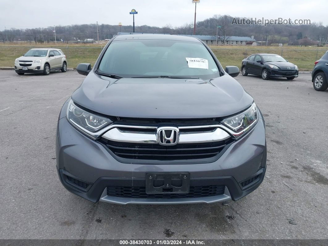 2019 Honda Cr-v Lx Gray vin: 5J6RW6H3XKL003572