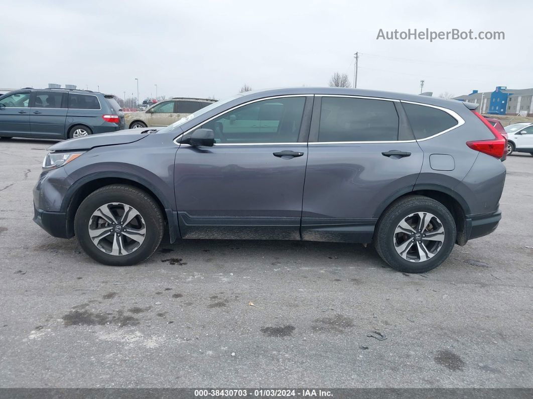 2019 Honda Cr-v Lx Gray vin: 5J6RW6H3XKL003572