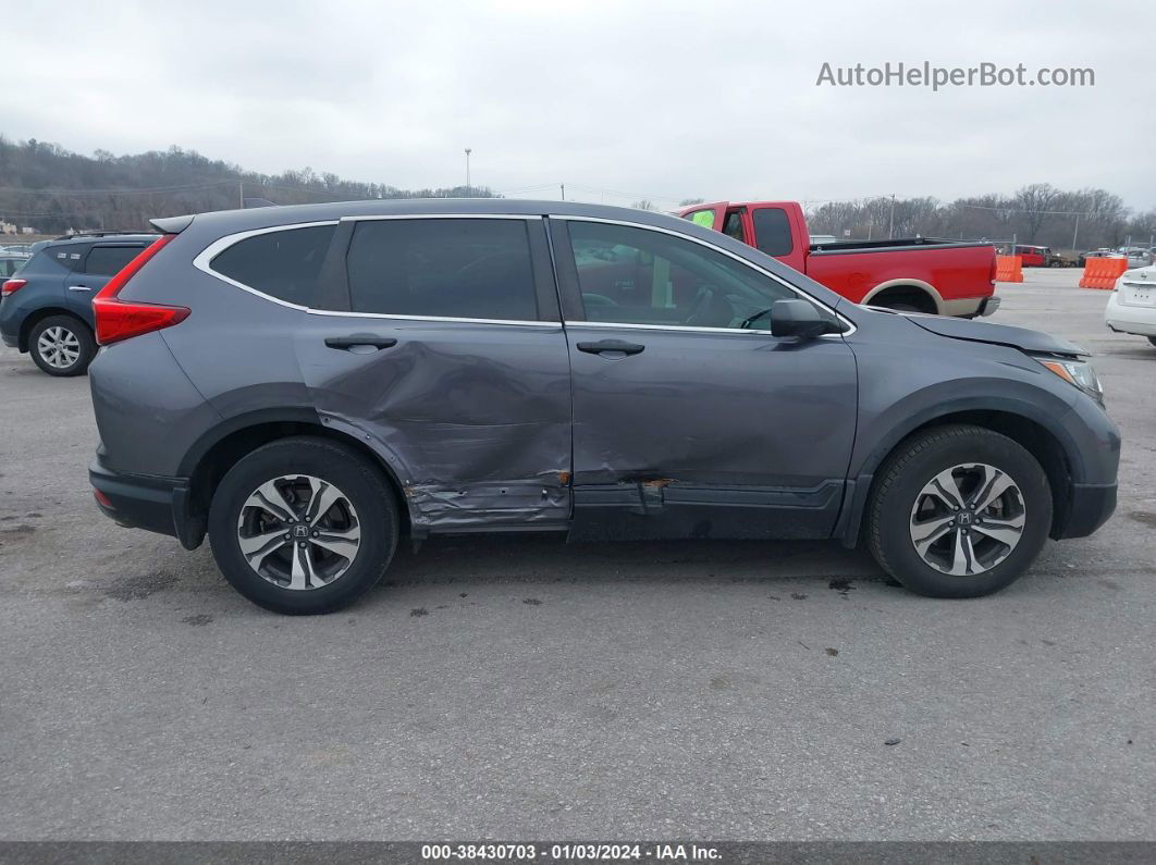 2019 Honda Cr-v Lx Gray vin: 5J6RW6H3XKL003572