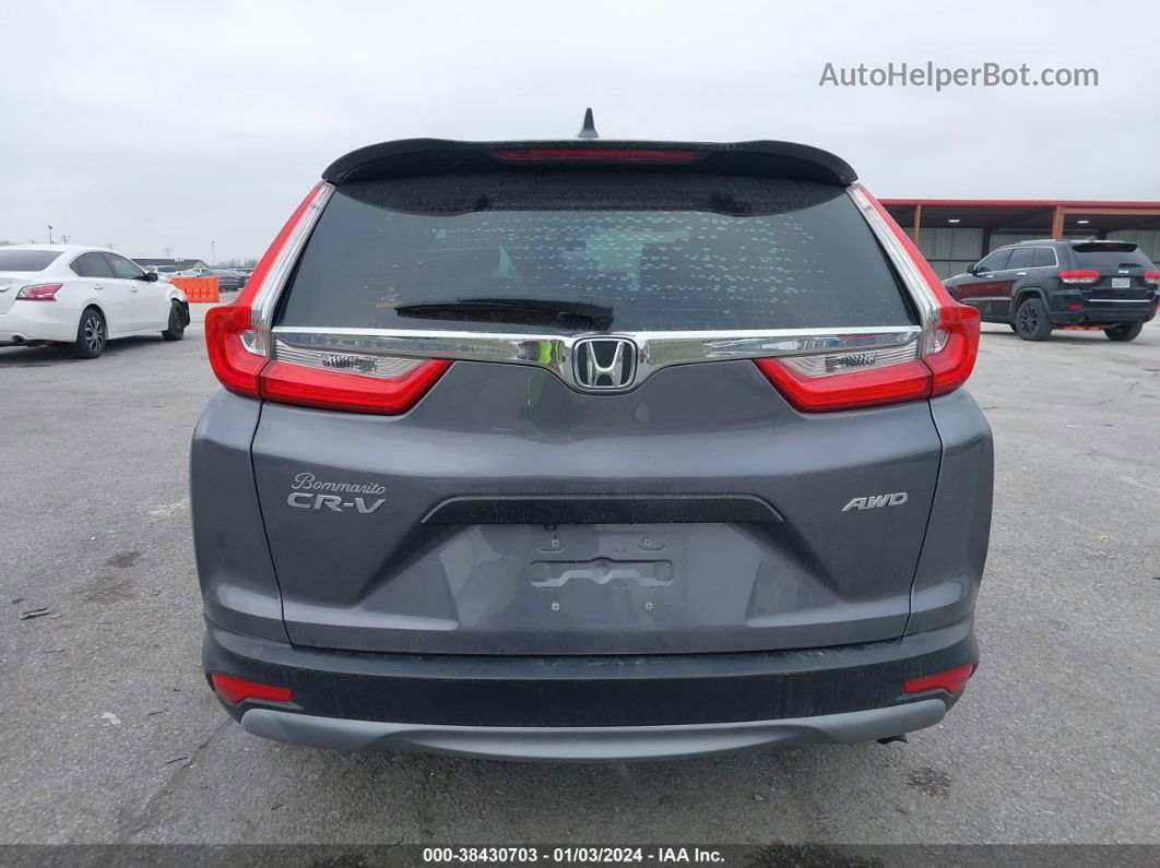 2019 Honda Cr-v Lx Gray vin: 5J6RW6H3XKL003572