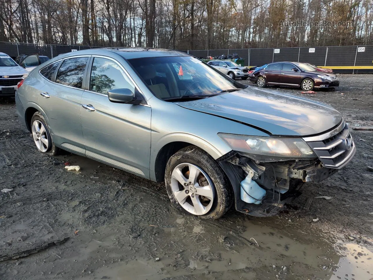 2010 Honda Accord Crosstour Ex Синий vin: 5J6TF1H39AL001531