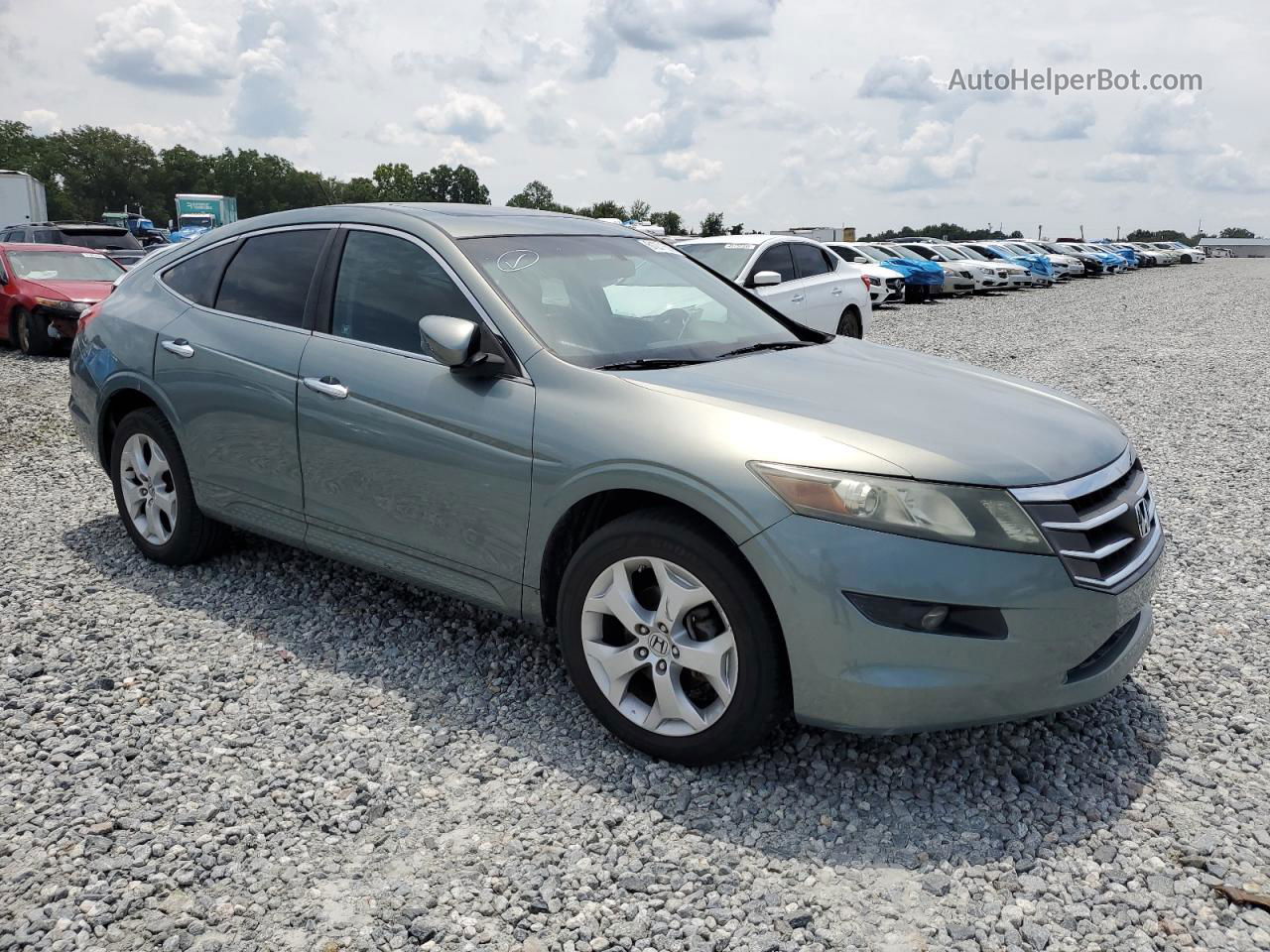 2010 Honda Accord Crosstour Exl Зеленый vin: 5J6TF2H51AL006116