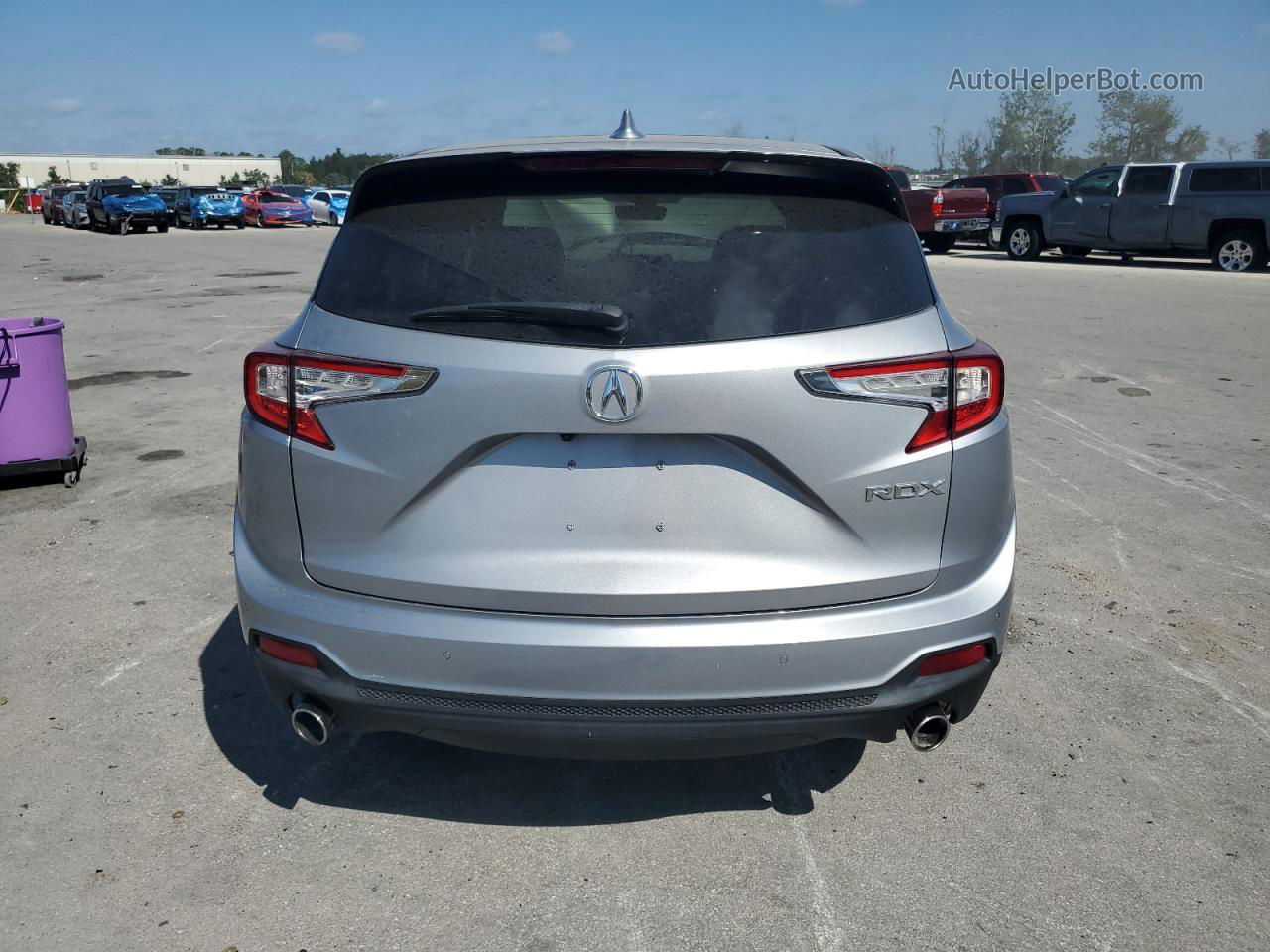 2020 Acura Rdx Technology Silver vin: 5J8TC1H53LL020872