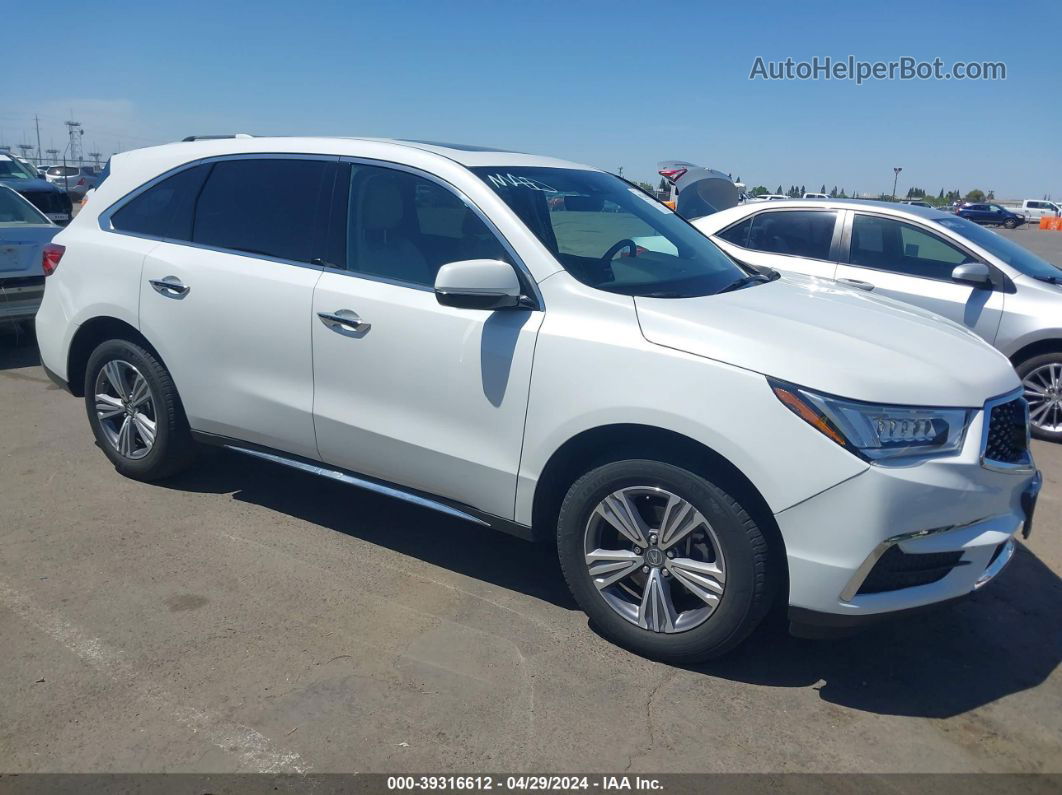 2020 Acura Mdx Base (a9) White vin: 5J8YD3H30LL014198