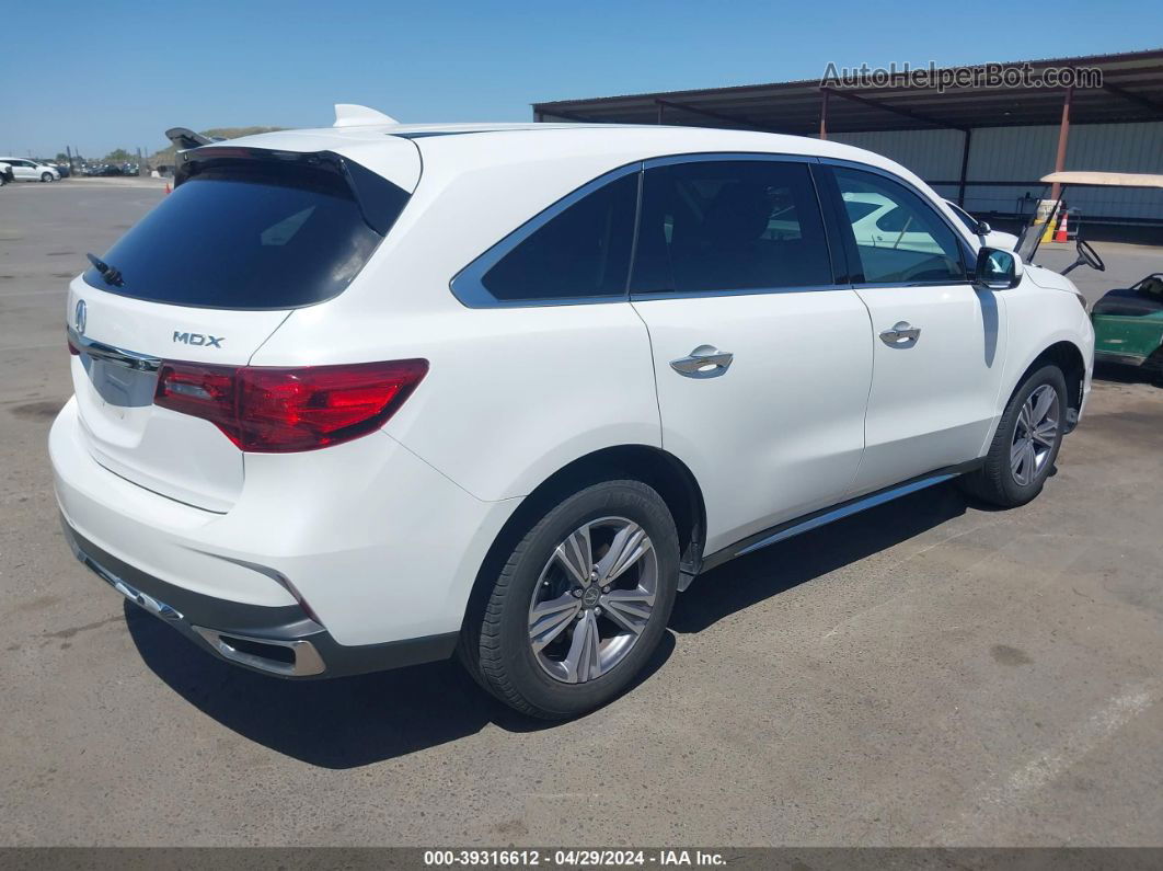 2020 Acura Mdx Base (a9) White vin: 5J8YD3H30LL014198