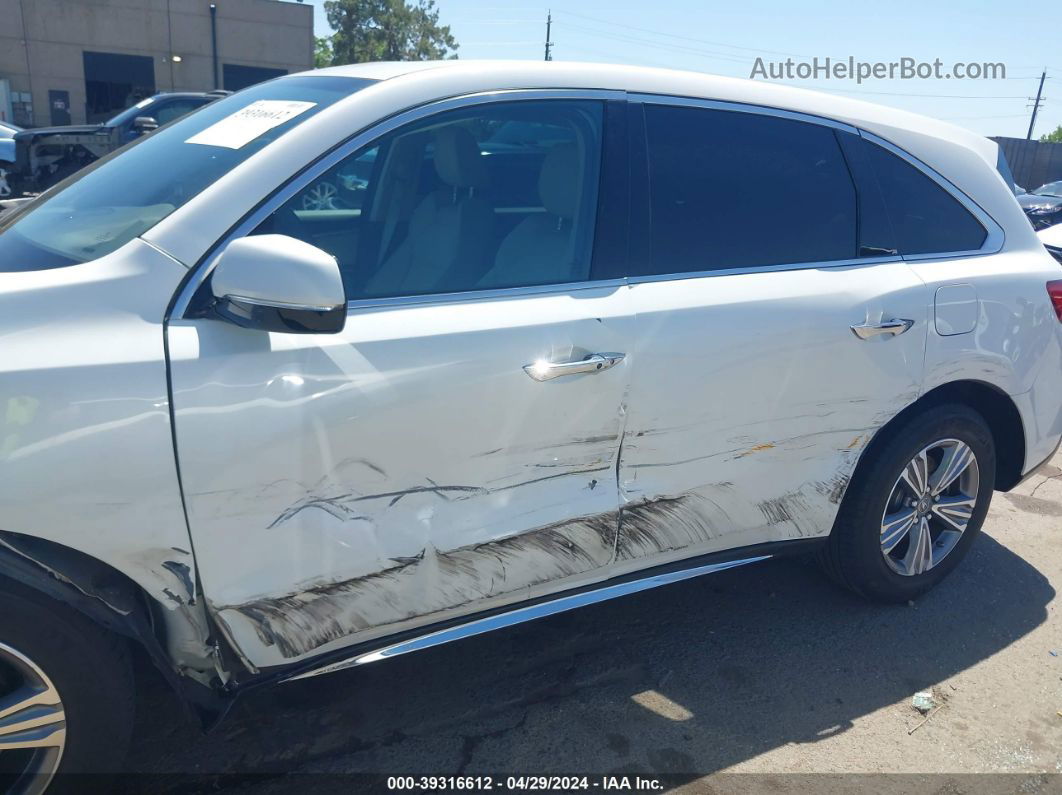 2020 Acura Mdx Base (a9) White vin: 5J8YD3H30LL014198