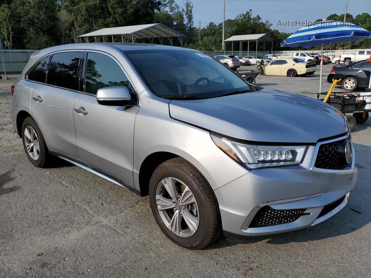 2020 Acura Mdx  Silver vin: 5J8YD3H32LL001551