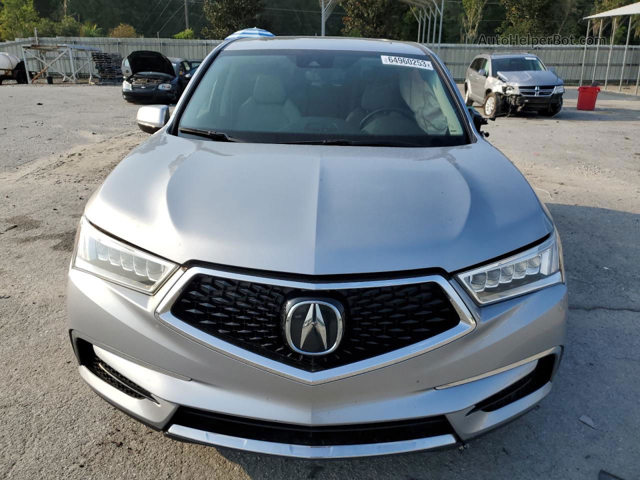 2020 Acura Mdx  Silver vin: 5J8YD3H32LL001551