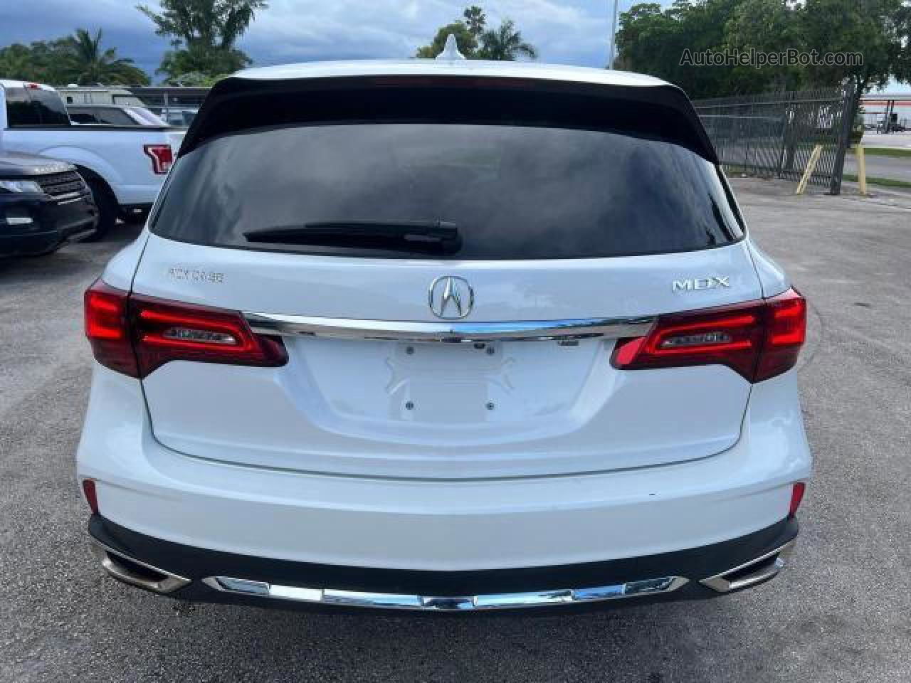 2020 Acura Mdx  White vin: 5J8YD3H35LL016349