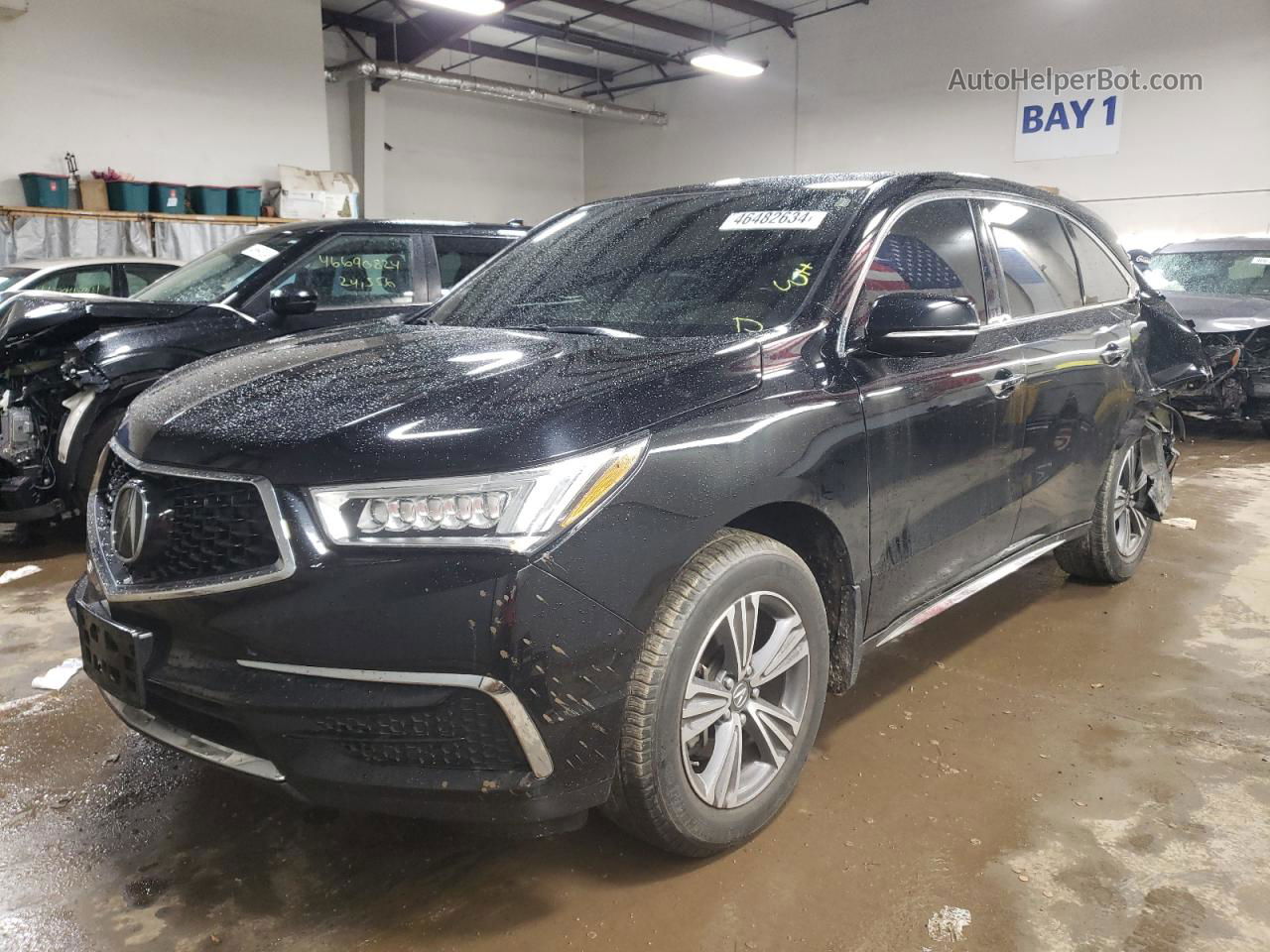 2020 Acura Mdx  Black vin: 5J8YD3H36LL000287