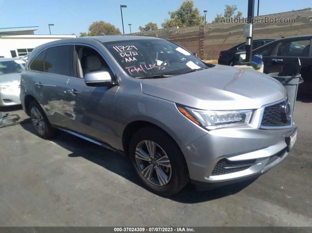 2020 Acura Mdx   Silver vin: 5J8YD3H36LL015856