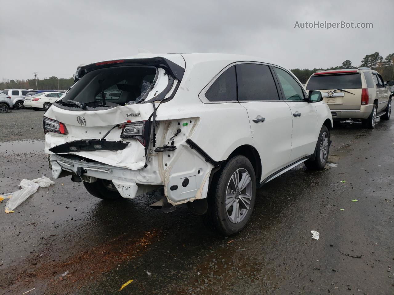 2020 Acura Mdx  White vin: 5J8YD3H36LL017008