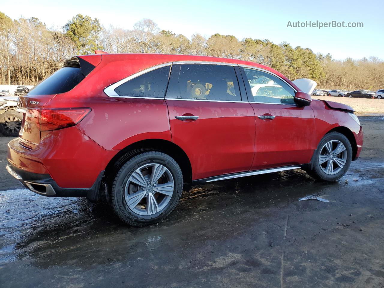 2020 Acura Mdx  Red vin: 5J8YD3H37LL002033