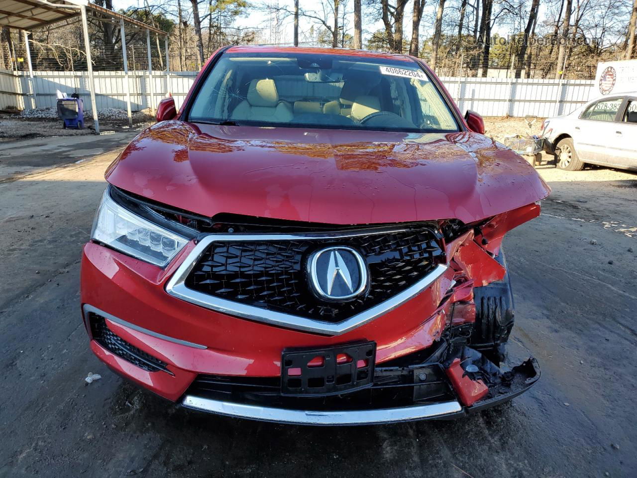 2020 Acura Mdx  Red vin: 5J8YD3H37LL002033