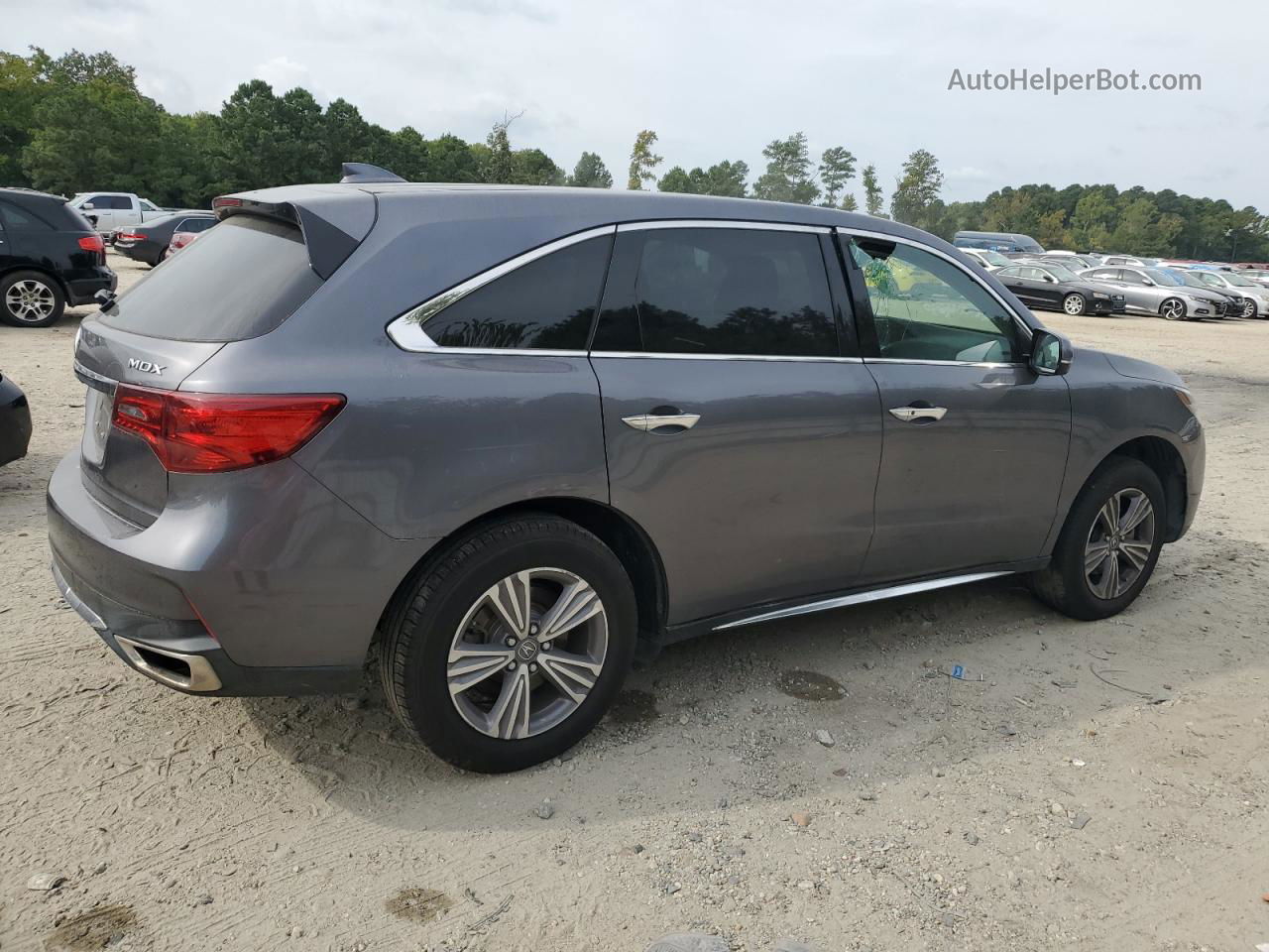 2020 Acura Mdx  Gray vin: 5J8YD3H38LL001442