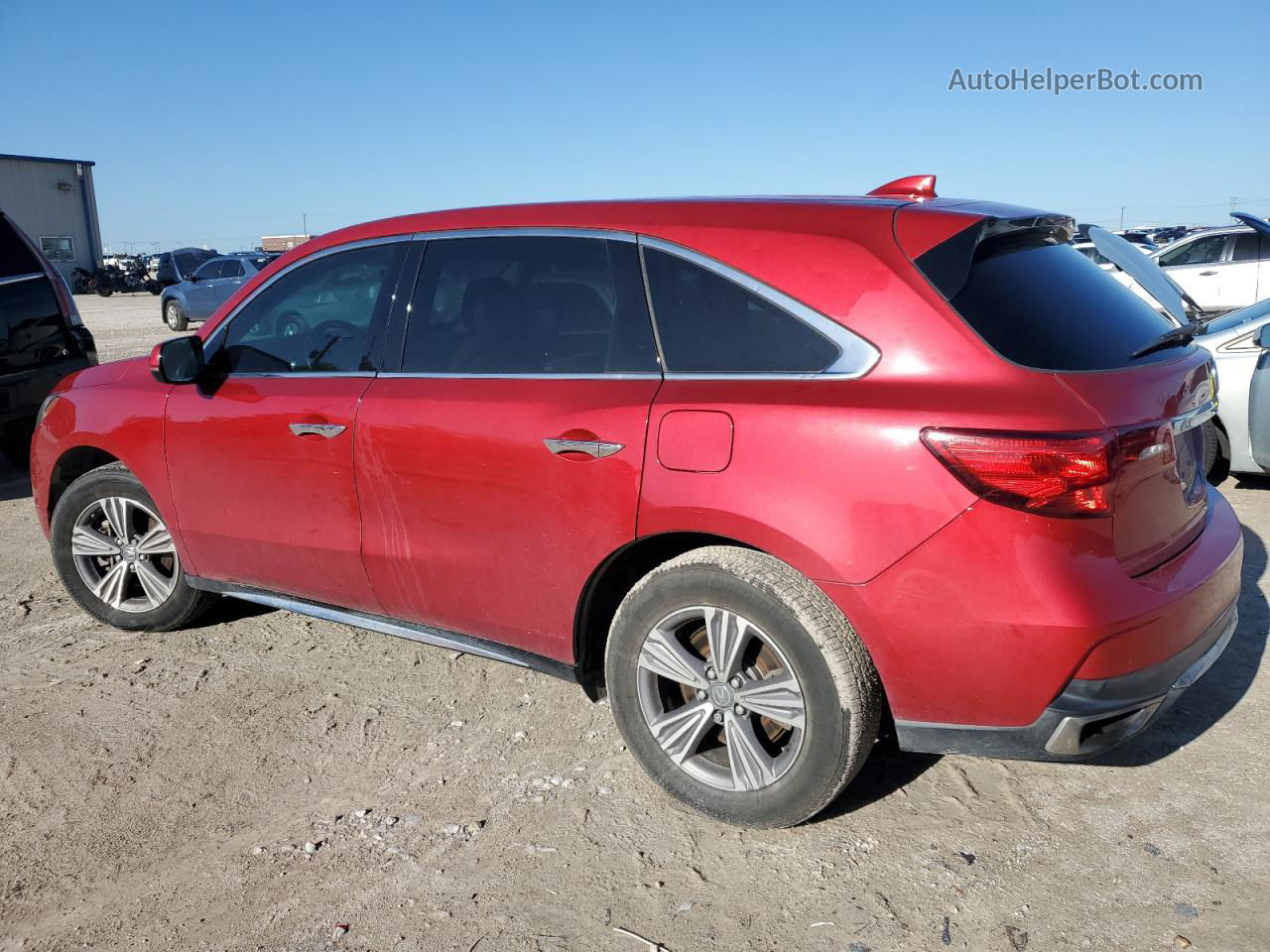 2020 Acura Mdx  Red vin: 5J8YD3H3XLL001877