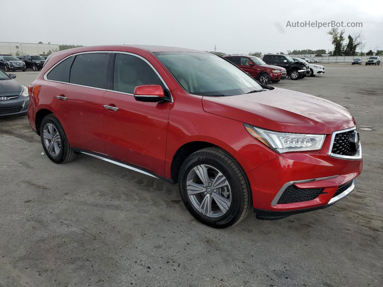 2020 Acura Mdx  Red vin: 5J8YD3H3XLL010577