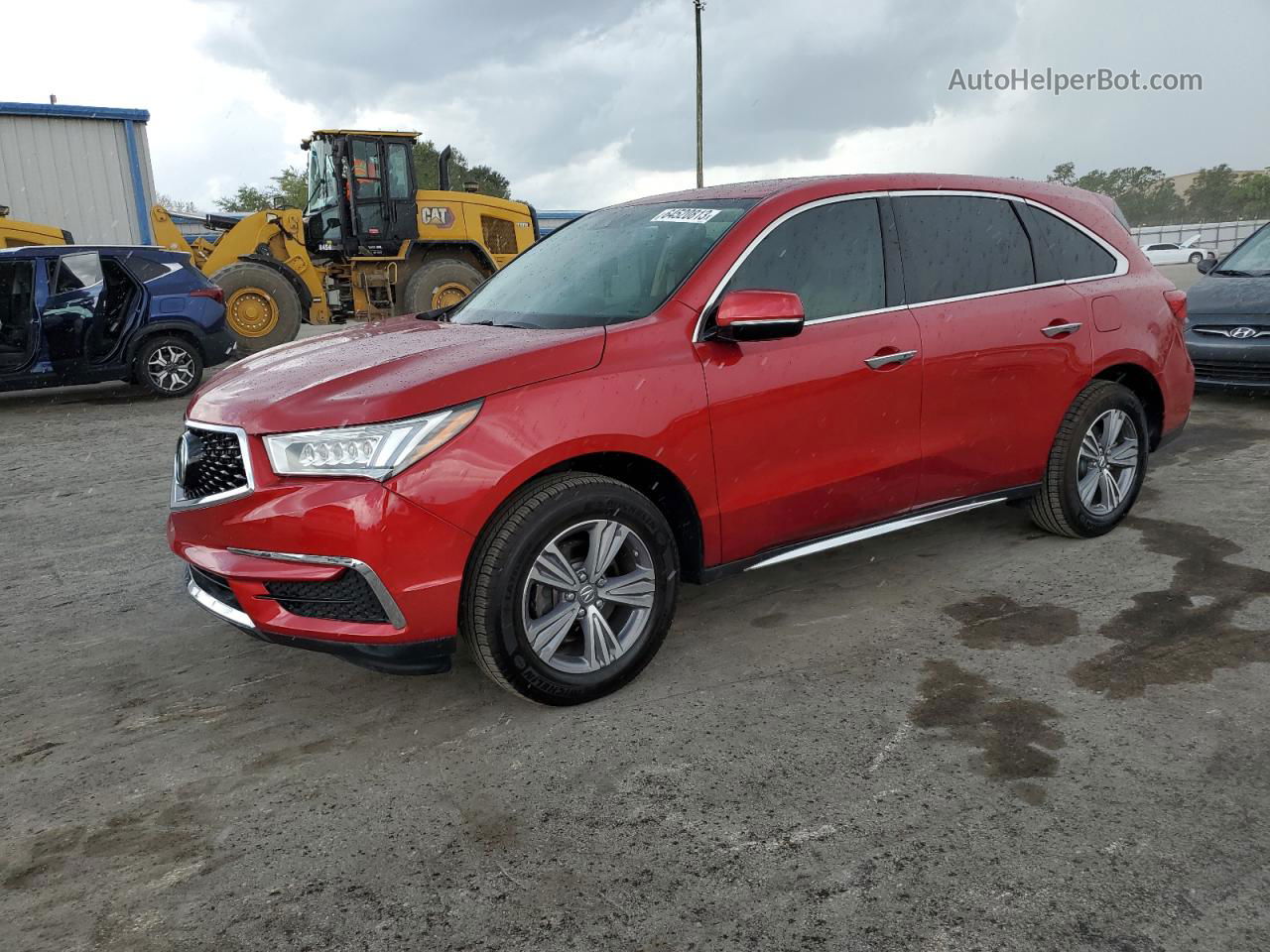 2020 Acura Mdx  Красный vin: 5J8YD3H3XLL010577