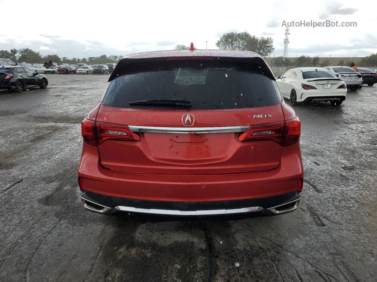 2020 Acura Mdx  Red vin: 5J8YD3H3XLL010577