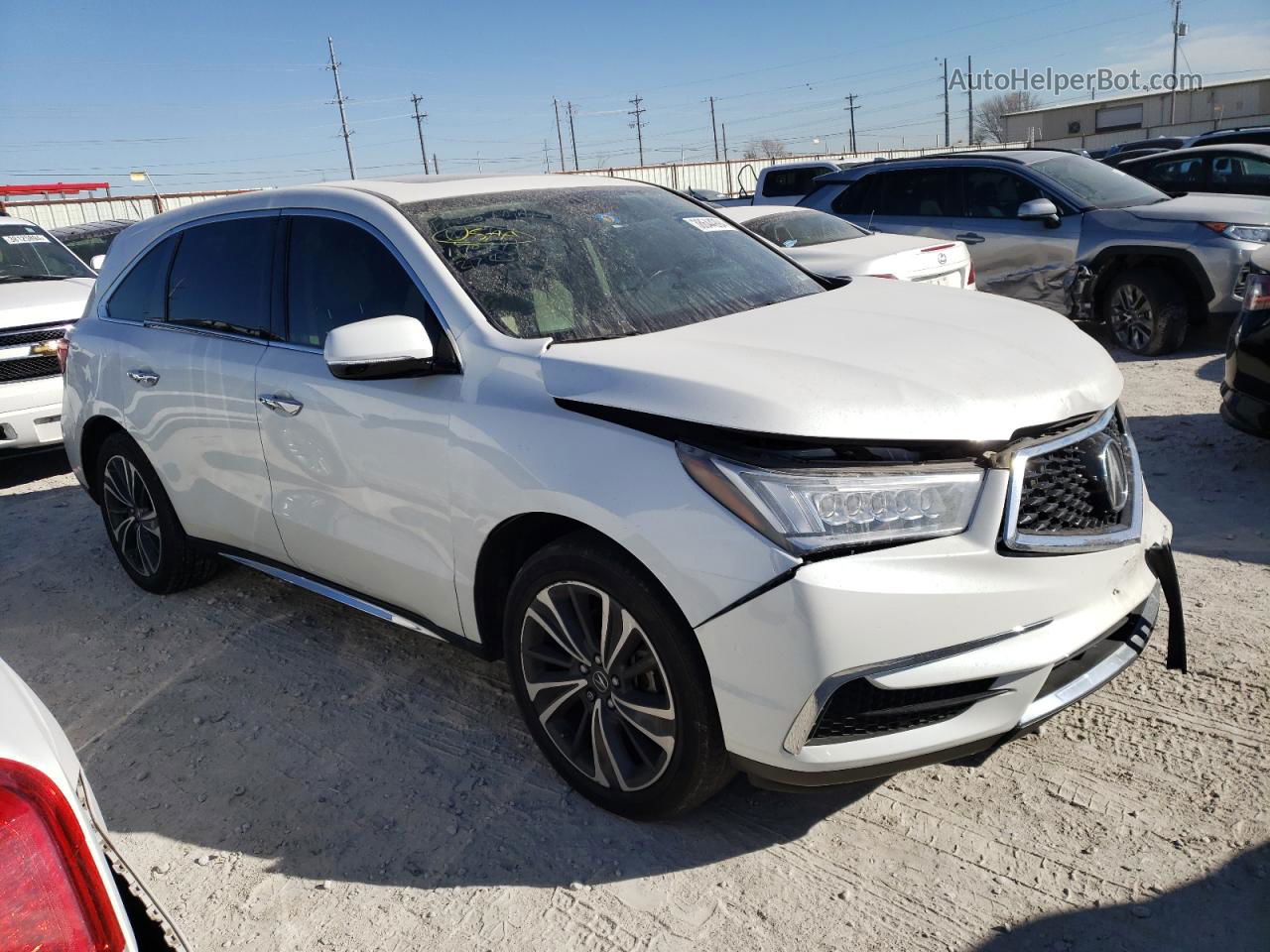 2020 Acura Mdx Technology White vin: 5J8YD3H52LL009361