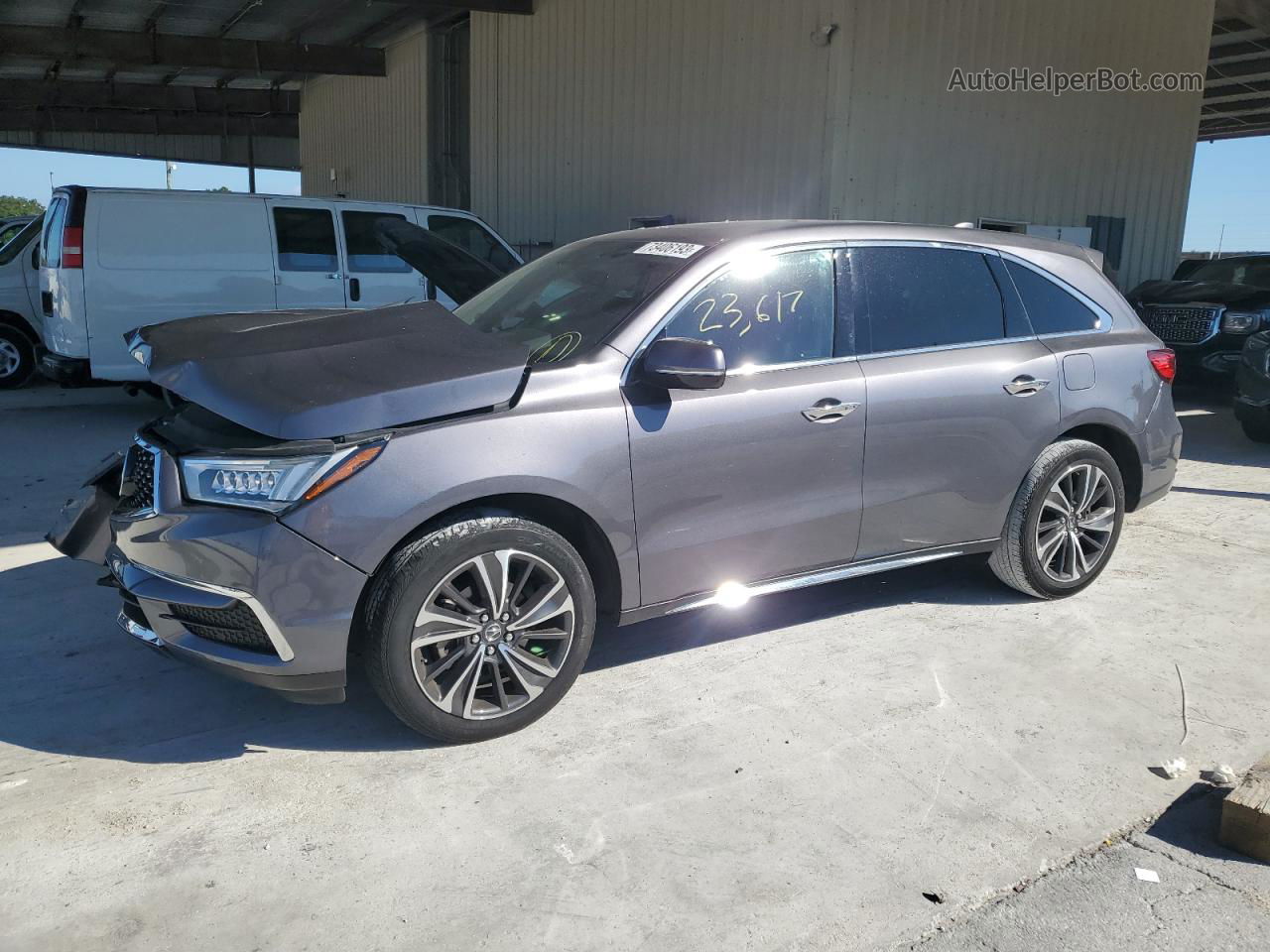 2020 Acura Mdx Technology Gray vin: 5J8YD3H52LL018478