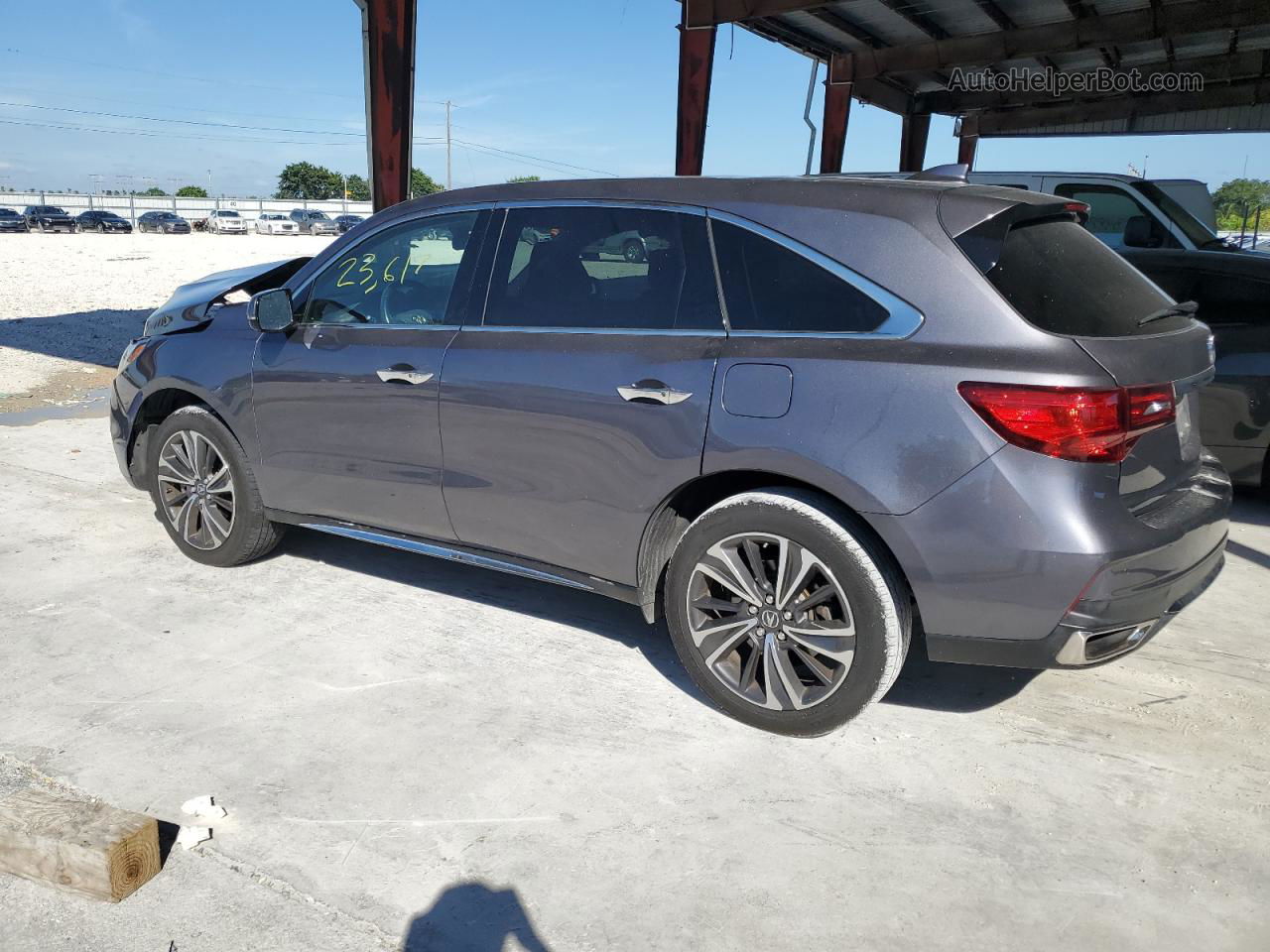 2020 Acura Mdx Technology Gray vin: 5J8YD3H52LL018478