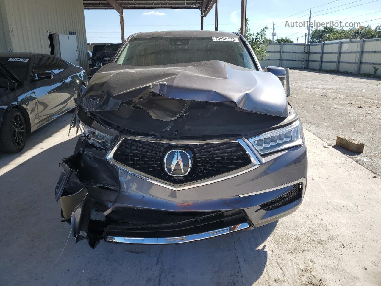 2020 Acura Mdx Technology Gray vin: 5J8YD3H52LL018478