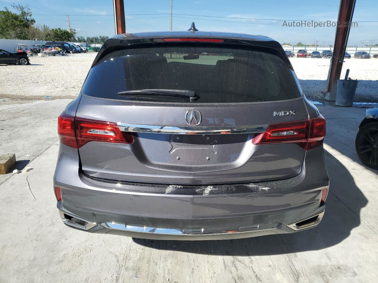 2020 Acura Mdx Technology Gray vin: 5J8YD3H52LL018478