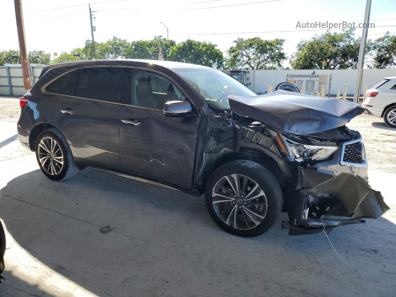 2020 Acura Mdx Technology Gray vin: 5J8YD3H52LL018478