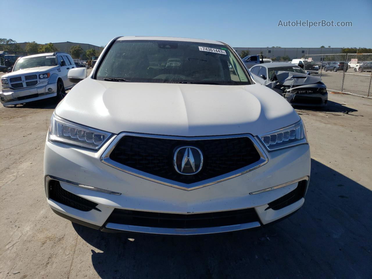 2020 Acura Mdx Technology White vin: 5J8YD3H53LL000488