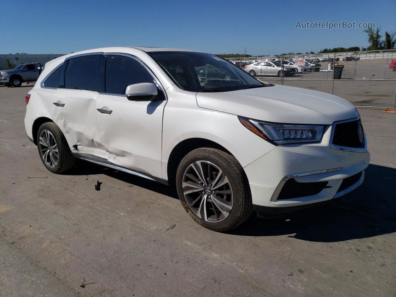 2020 Acura Mdx Technology White vin: 5J8YD3H53LL000488