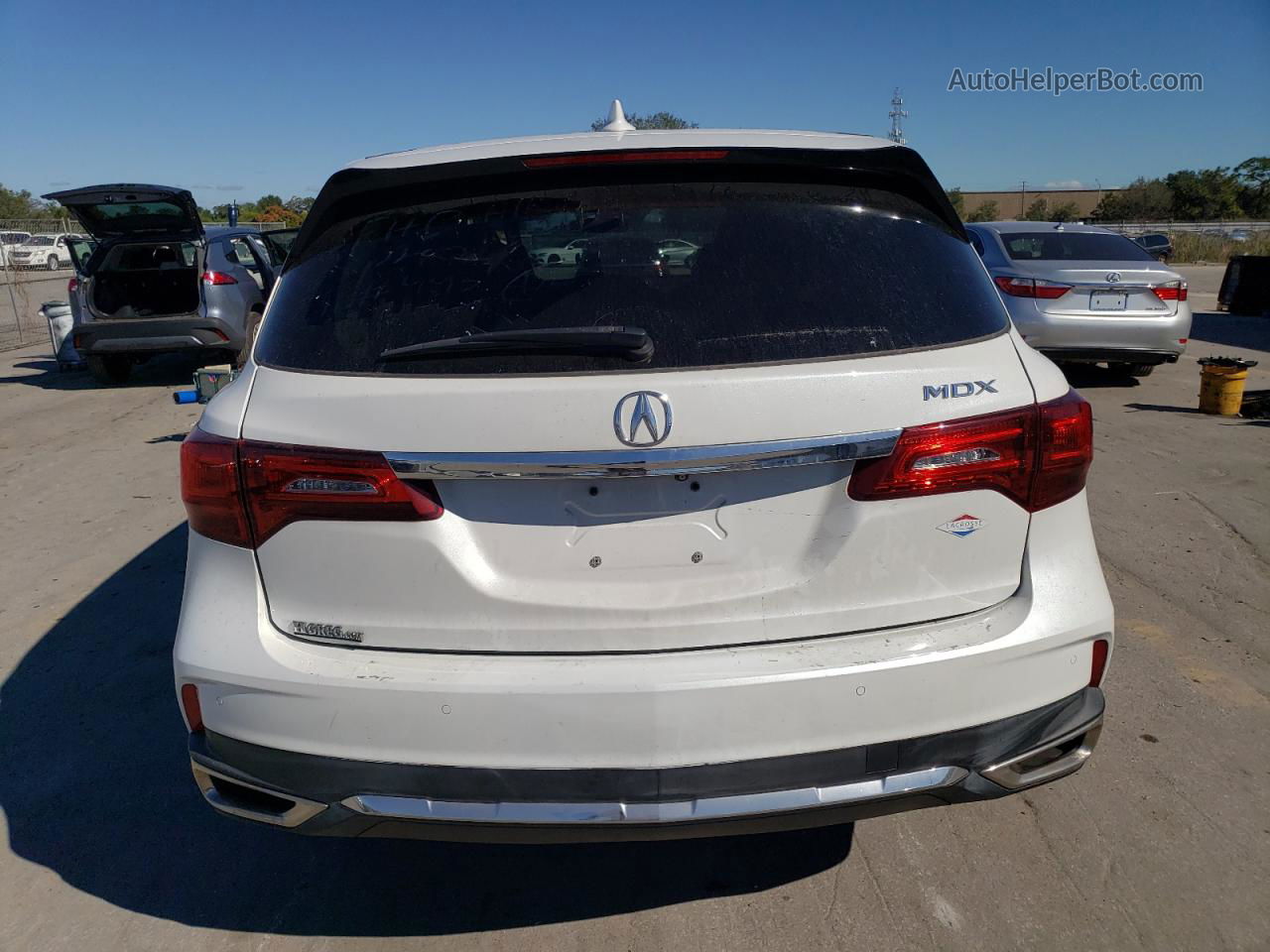 2020 Acura Mdx Technology White vin: 5J8YD3H53LL000488